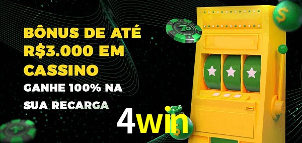 4win melhor bônus de depósito